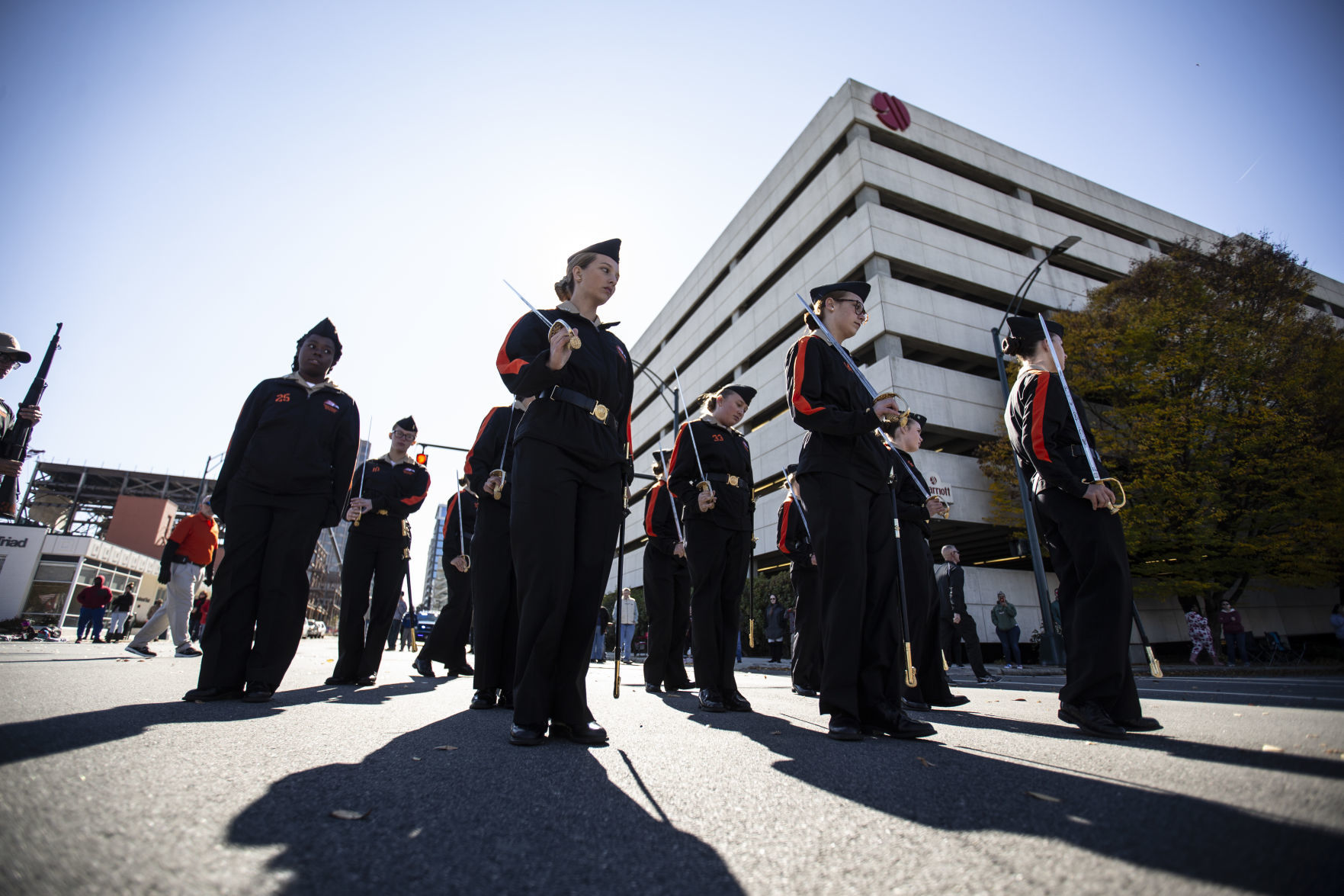 Veterans Parade in downtown Greensboro